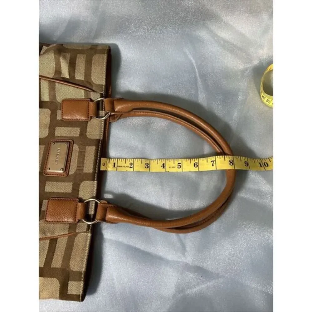 Nine West Handbag Tote Handbag Purse‎ Beige and Brown Design